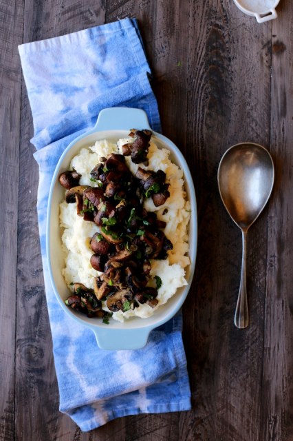 Mushroom and mash