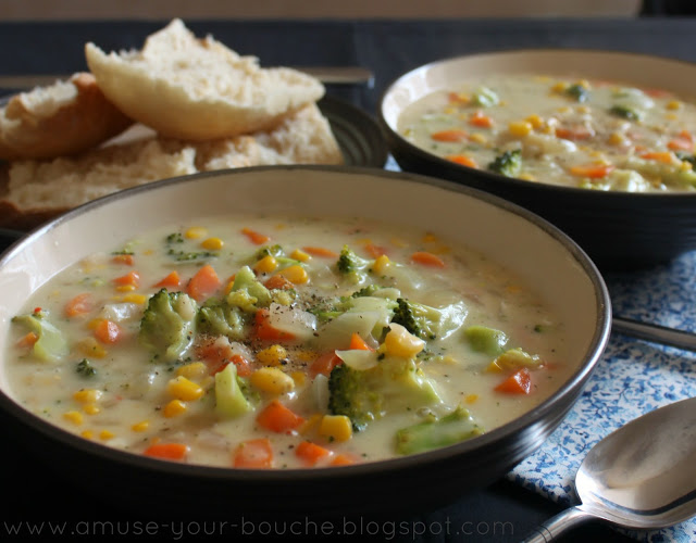 Veggie Pot Pie Soup