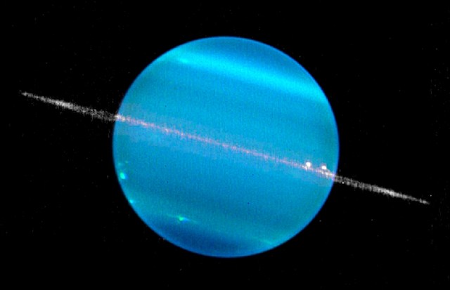 Composite image of Uranus via NASA.