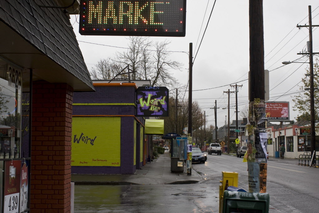 The E Room reopened as The Weird Bar. Photo by Jamie Francis / The Oregonian