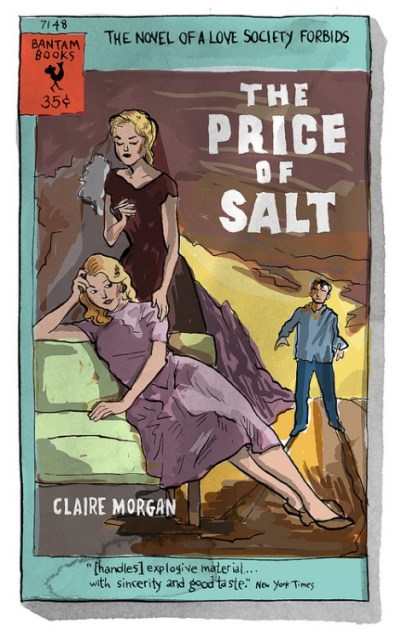 Alison Bechdel's recreation of The Price of Salt's vintage cover