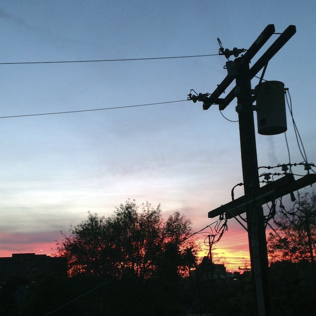 I know it's only this pretty because of the pollution, but I'm fine with that.