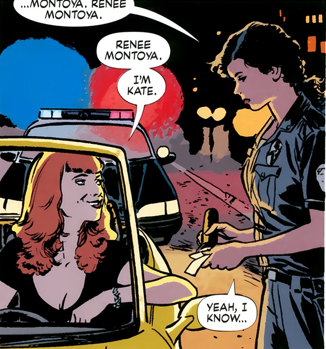 Kate Kane and Renee Montoya, two of the best queer women characters in comics ever.