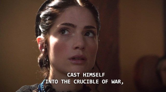 In fact, they allude to it during the John's court scene.