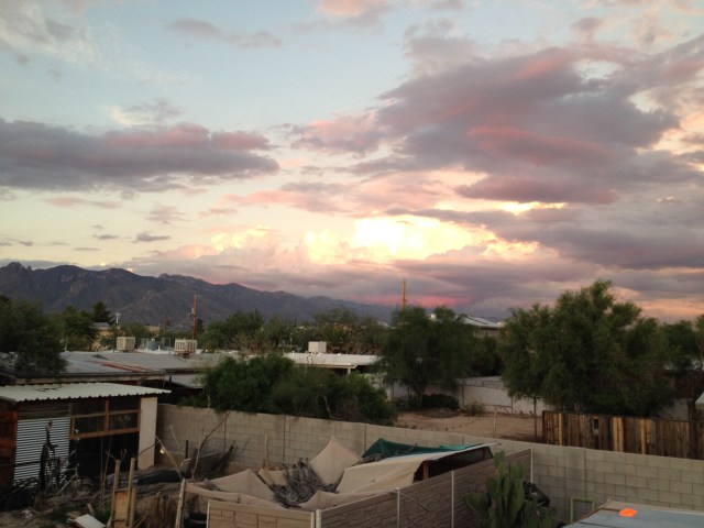 View from David's roof, Tucson, AZ