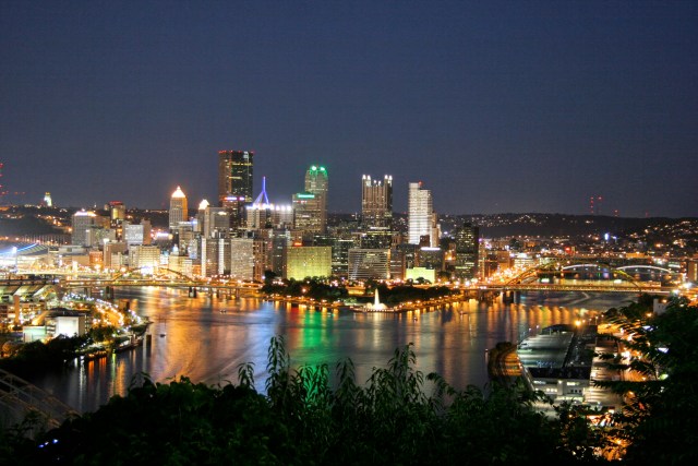 The Pittsburgh skyline via Wikipedia