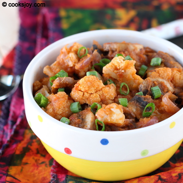 Cauliflower-Mushroom-Curry