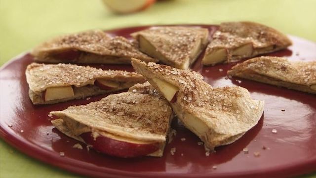 Creamy Apple Cinnamon Quesadilla