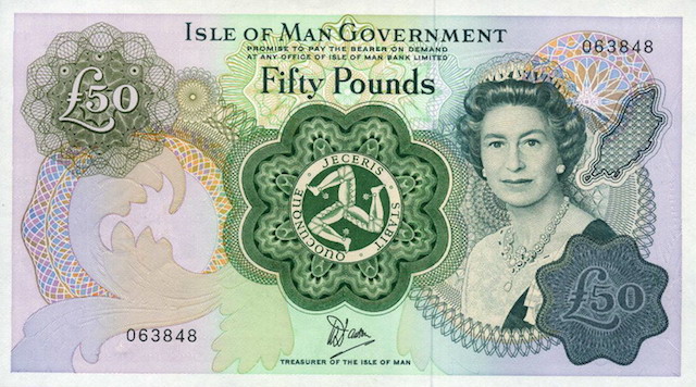 Isle of Man 50 Pounds 1983 Queen Elizabeth
