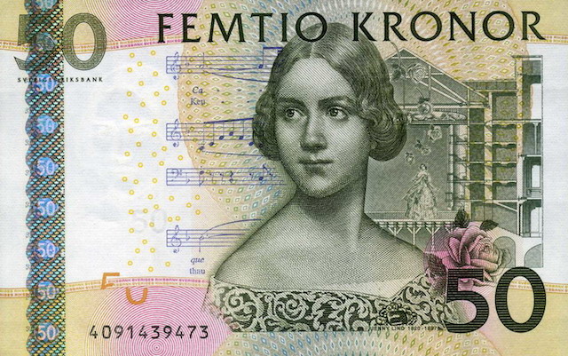 Sweden currency 50 Kronor