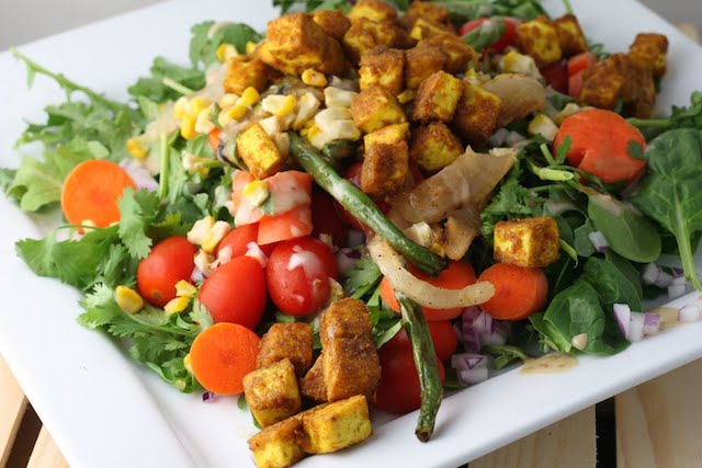 Vegetarian Curried Tofu Salad Recipe