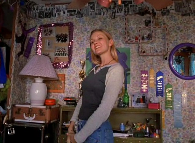 Earnest overachiever and best damn tapper Amber Atkins' room in Drop Dead Gorgeous.