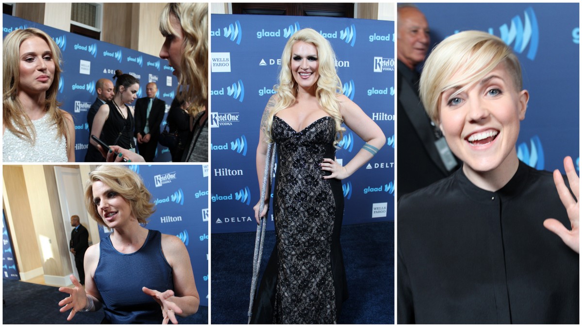 SO MANY BLONDES (pics from the GLAAD Awards)