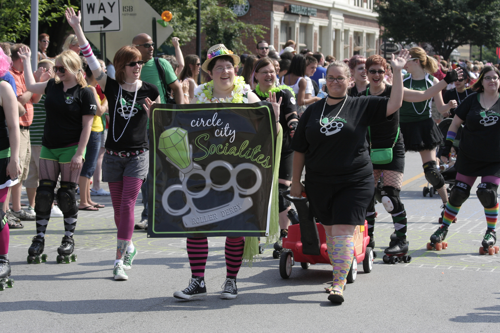 Indianapolis Gay Pride Parade, June 2014 (photograph by  Chris T Pehlivan)