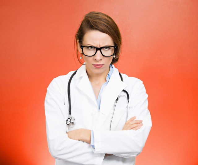 Sometimes our doctor can feel like an enemy, not an advocate. via Shutterstock