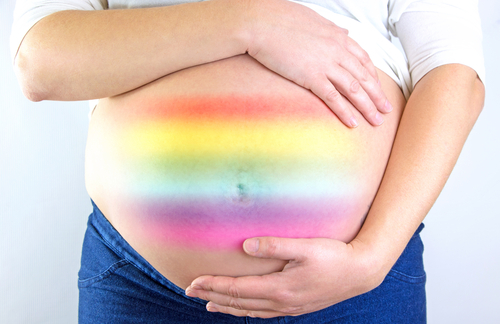 Congrats! You're having a gayby! (image via Shutterstock