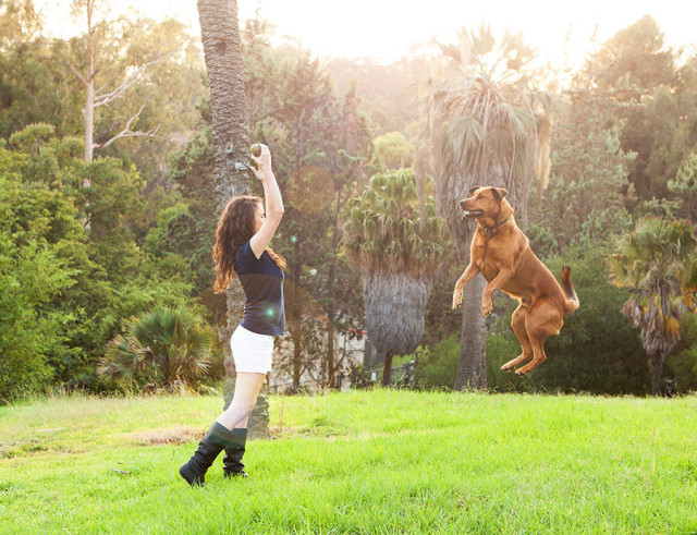 This is Mary Tully and her dog Kai