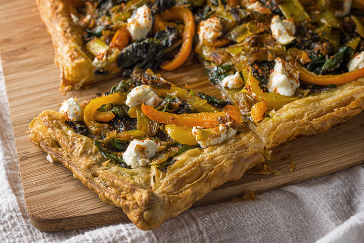 Flaky Vegetable Tart Weed Edible Picture