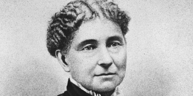 Portrait of Amelia Jenks Bloomer (1818 - 1894), an American women's rights advocate and champion of dress reform, mid nineteenth century. (Photo by Interim Archives/Getty Images)