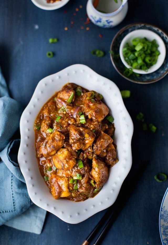 Chicken in Hot Garlic Sauce