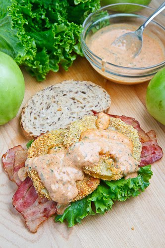 Fried Green Tomato BLT with Remoulade Sauce 500 1974