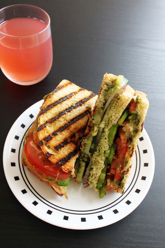 Vegetable-grilled-sandwich