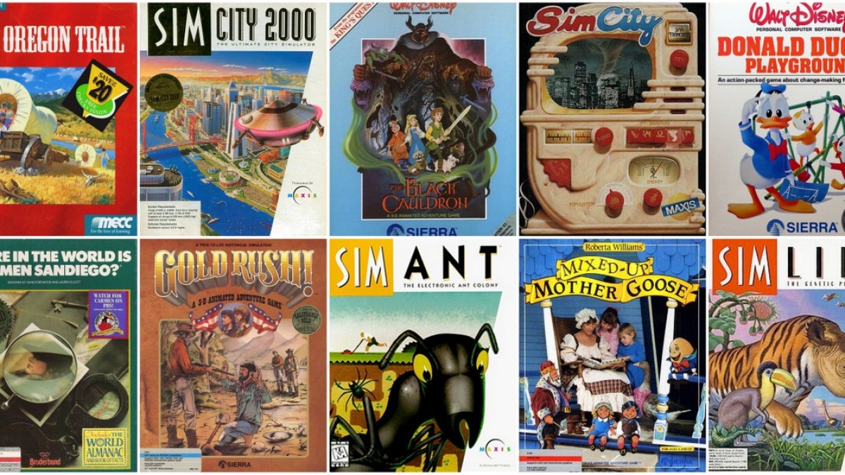 10 Educational Computer Games '90s Kids Will Remember  Computer games for  kids, The learning company, Educational computer games
