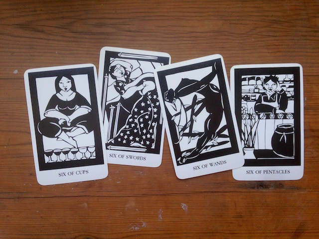 Cards are from Thea's Tarot, by Ruth West
