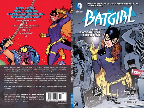 The new Batgirl of Burnside collected edition with changes made to issue #37.