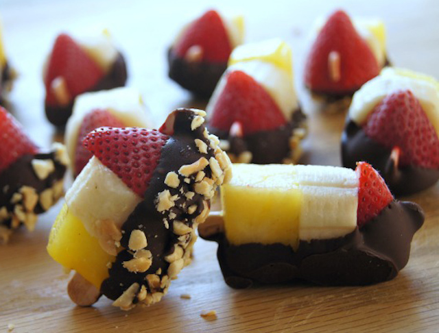 Banana Split Bites