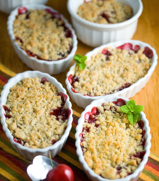 Fresh Cherry Crumble or Crisp