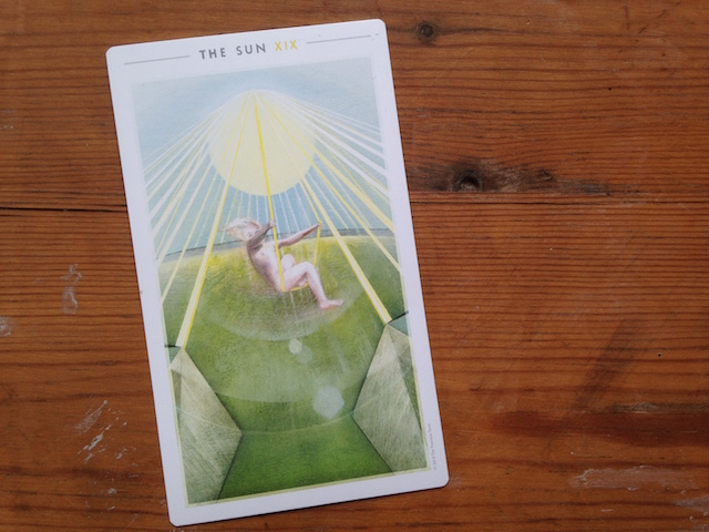 The Sun, from The Fountain Tarot