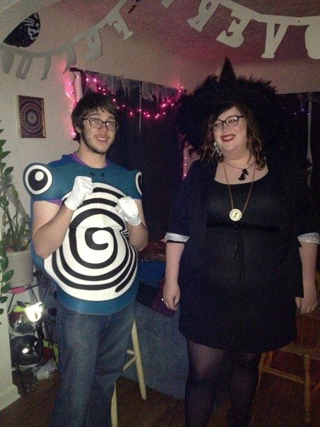 Pete and I on Halloween a few years ago