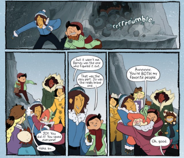 From Lumberjanes #17, art by Brooke A. Allen