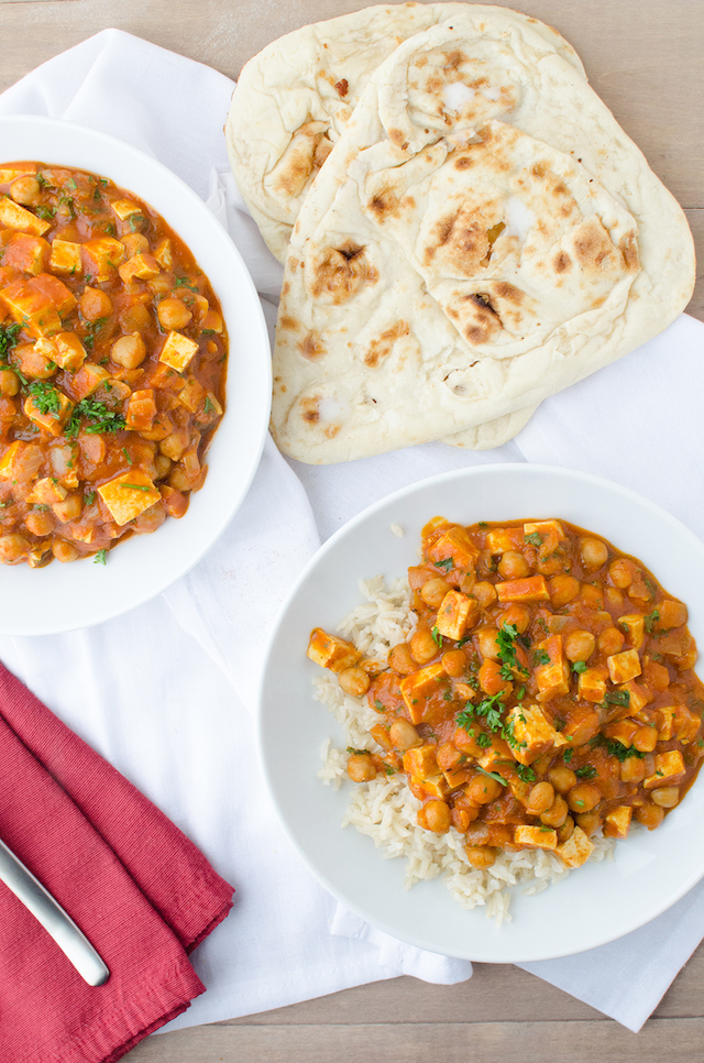 Slow Cooker Butter Chickpeas