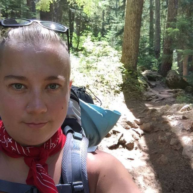 camping selfie cee