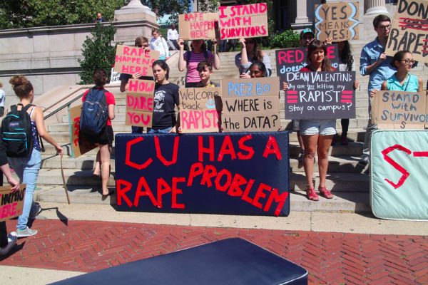 Carry the Weight protests against campus rape and insufficient University response were started by students like you! via Carrying the Weight Together