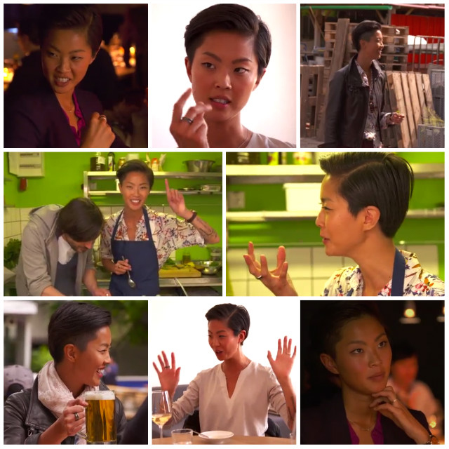 Just some screengrabs of Kish talking about food in Berlin. It gets intense.