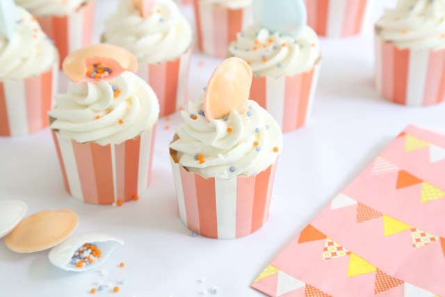 peachy orange marmalade cupcakes