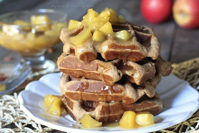 caramel-apple-spice-gluten-free-waffles