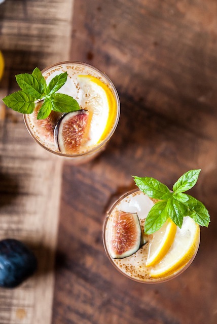 fig-and-lemon-sparkler-with-basil-mint-simple-syrup-frostedvegan