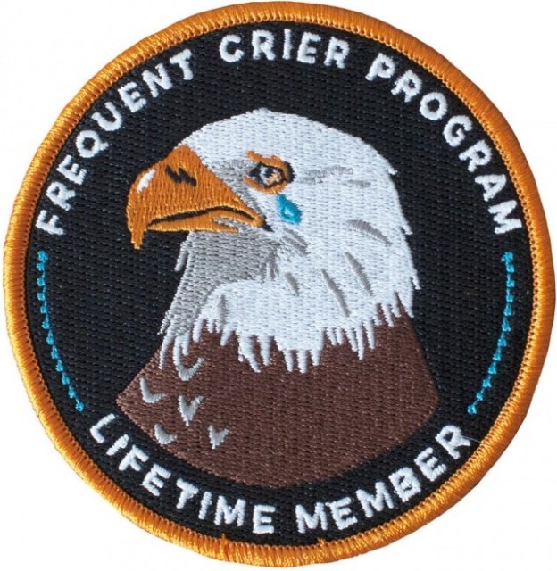 frequent crier program lifetime member patch