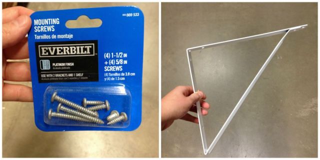 If you buy brackets with the bar that goes across for extra support, I would recommend making sure the holes for the mounting screws are in places you will be able to reach with a screwdriver or a drill. These did not and it made things complicated.