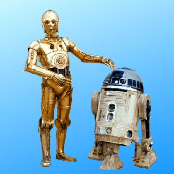 r2d2 and c3po halloween couples costume