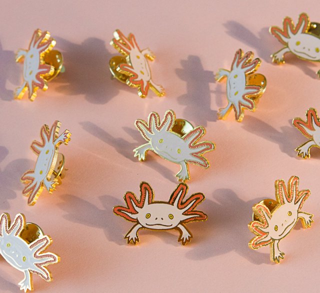 Axolotl Pin