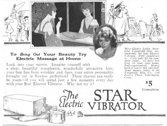 The Star Electric Vibrator, Cosmo, June 1919.