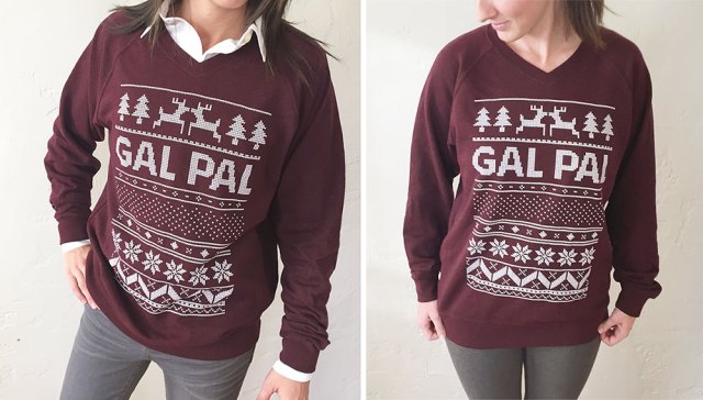 Gal Pal Holiday Sweater