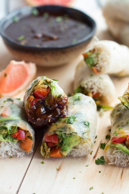 brussels-sprout-avocado-winter-rolls-grapefruit-hoisin-dipping-sauce