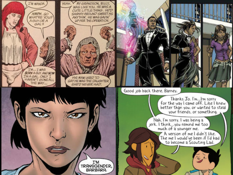 The Complete History of Transgender Characters in American Comic Books |  Autostraddle
