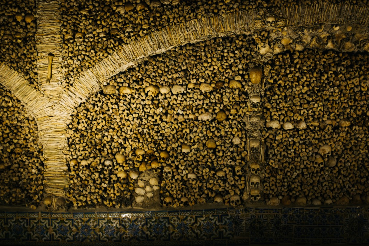Inside the Chapel of Bones